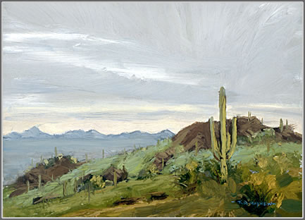 Cloudy Day at Picacho Peak