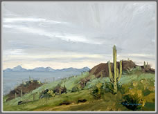 Cloudy Day at Picacho Peak